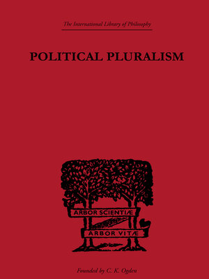 cover image of Political Pluralism